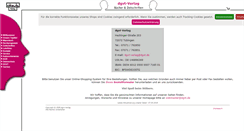 Desktop Screenshot of dgvt-verlag.de